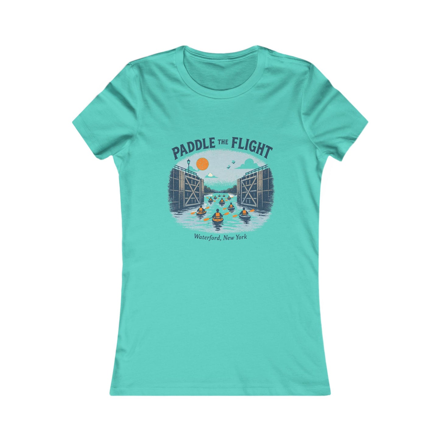 Paddle the Flight Women’s Tee -  Kayaking Graphic Shirt