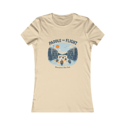 Paddle the Flight Women’s Tee -  Kayaking Graphic Shirt