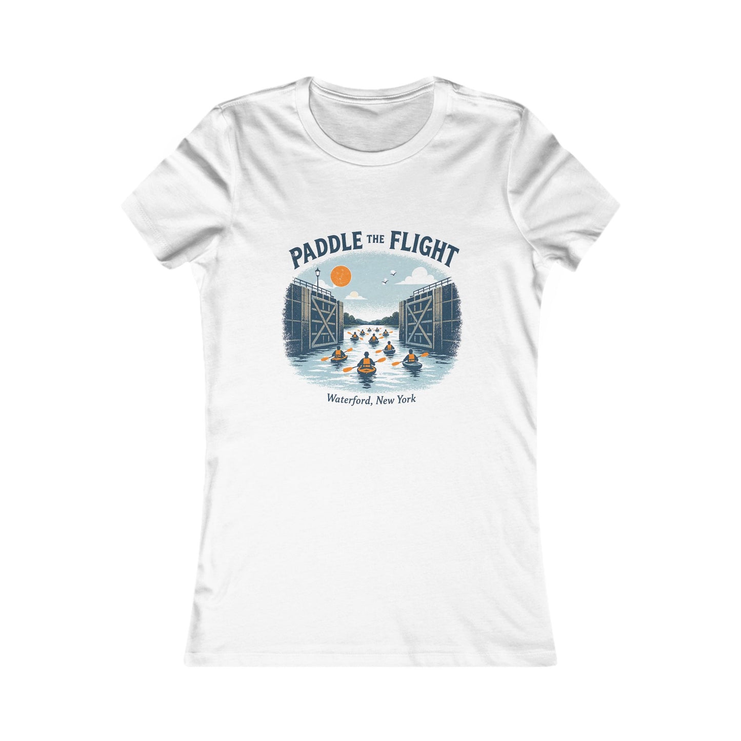 Paddle the Flight Women’s Tee -  Kayaking Graphic Shirt