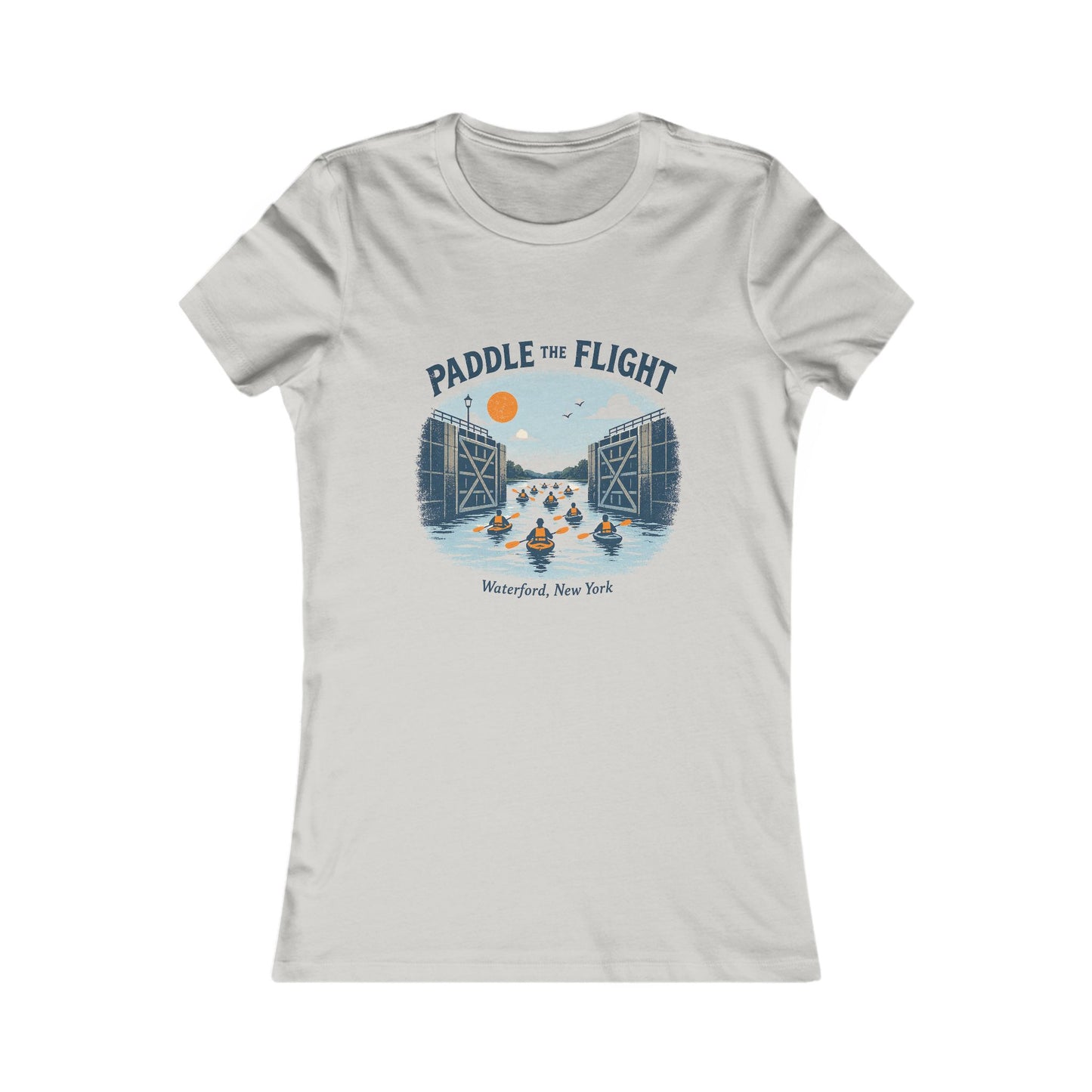 Paddle the Flight Women’s Tee -  Kayaking Graphic Shirt
