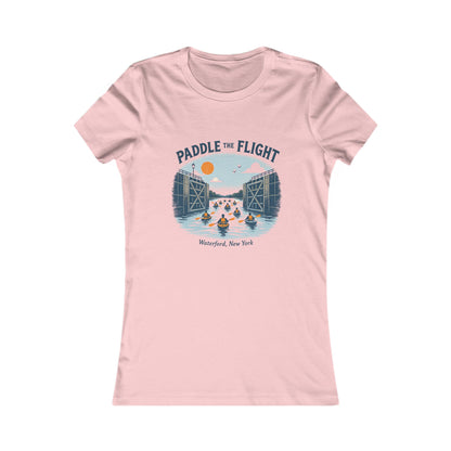 Paddle the Flight Women’s Tee -  Kayaking Graphic Shirt
