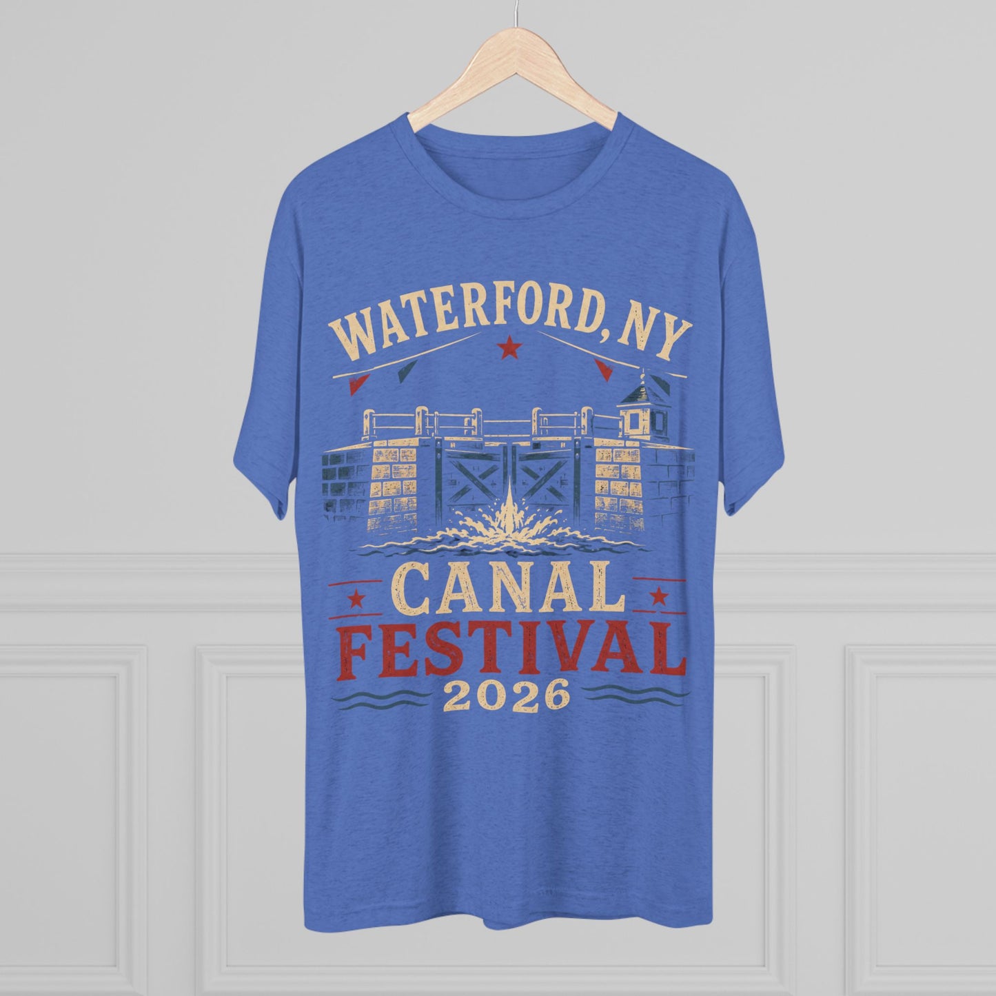 Canal Festival T‑Shirt — Waterford NY 2026 Vintage Canal Lock Tee