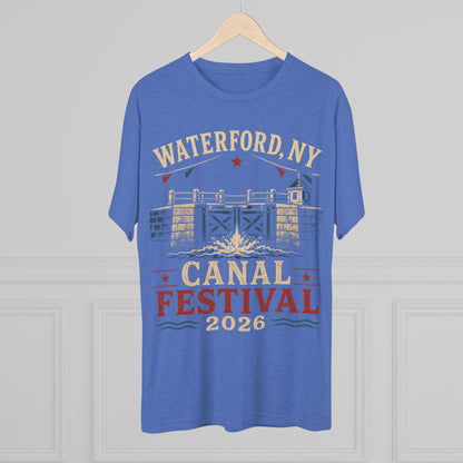 Canal Festival T‑Shirt — Waterford NY 2026 Vintage Canal Lock Tee