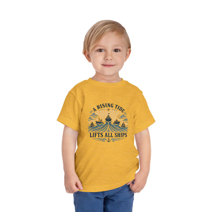 Toddler Graphic Tee — "A Rising Tide Lifts All Ships"