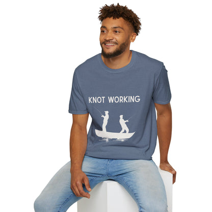 Knot Working Fishing T-Shirt - Punny Tee