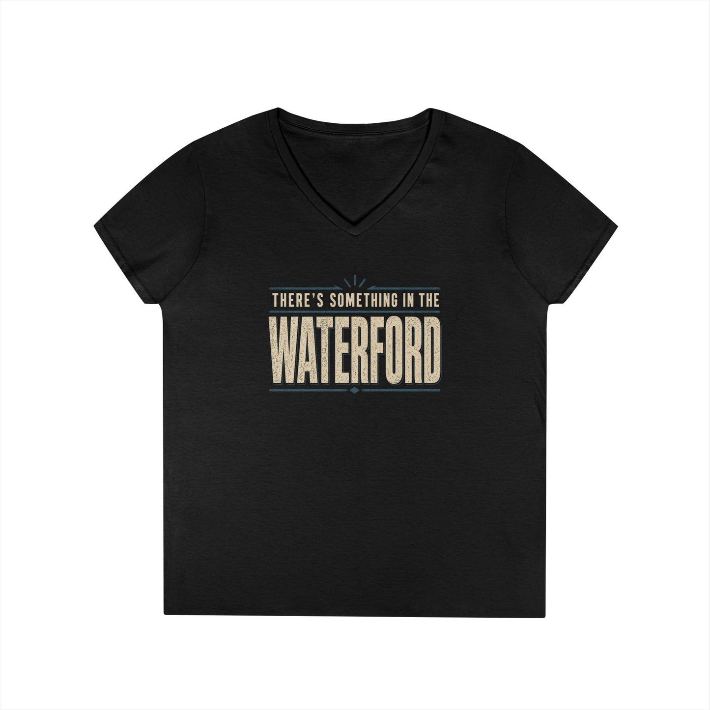 There's Something in the Waterford V-Neck T-Shirt — Women's Local Pride Tee