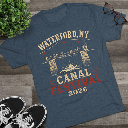 Canal Festival T‑Shirt — Waterford NY 2026 Vintage Canal Lock Tee