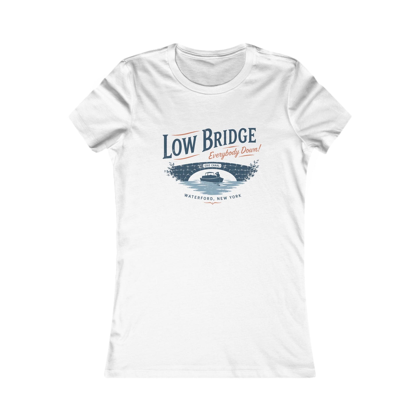 Low Bridge Graphic Tee - Vintage Canal Women's T-Shirt