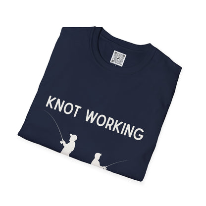 Knot Working Fishing T-Shirt - Punny Tee