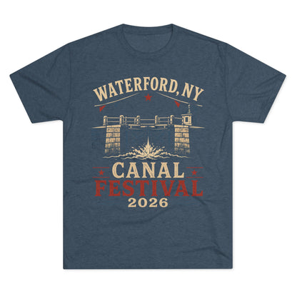 Canal Festival T‑Shirt — Waterford NY 2026 Vintage Canal Lock Tee