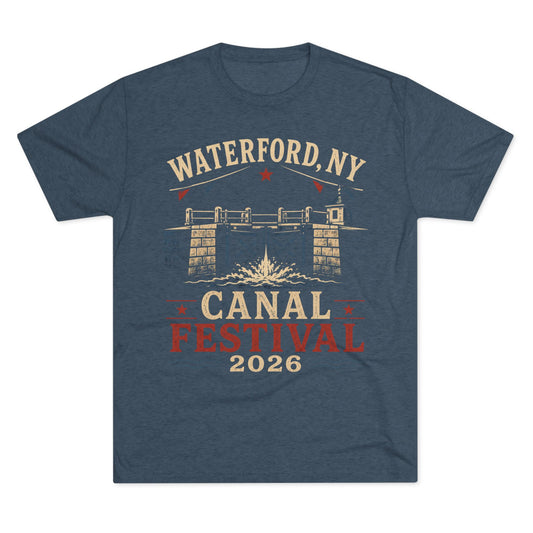 Canal Festival T‑Shirt — Waterford NY 2026 Vintage Canal Lock Tee