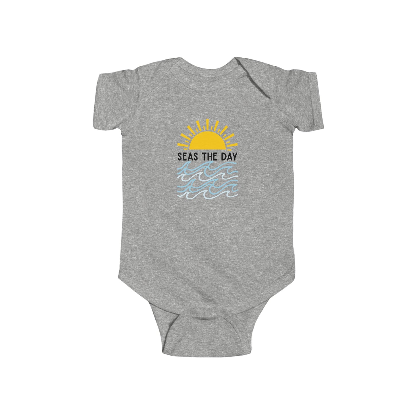 "Seas The Day" Graphic Onesie