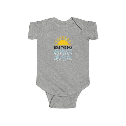 "Seas The Day" Graphic Onesie