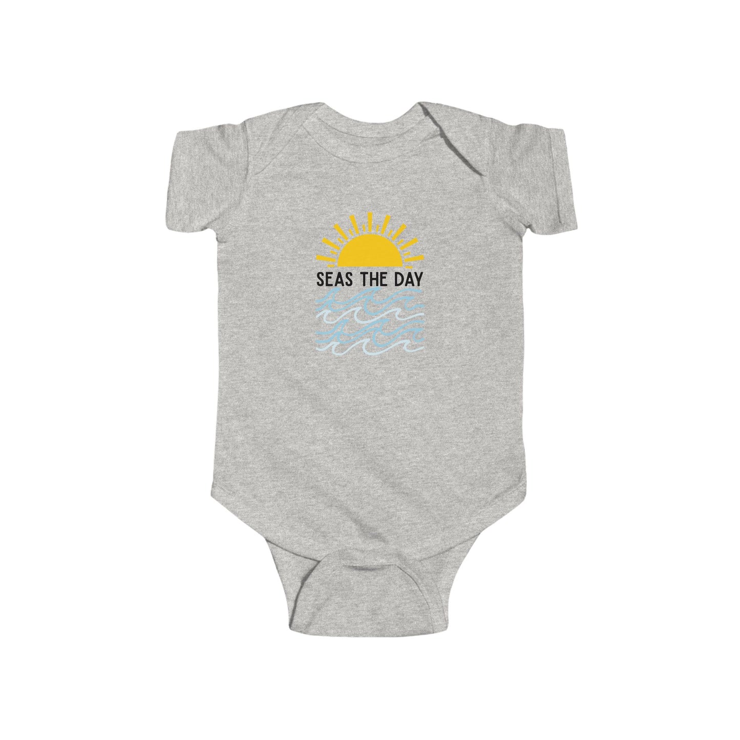 "Seas The Day" Graphic Onesie