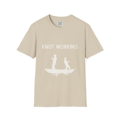Knot Working Fishing T-Shirt - Punny Tee