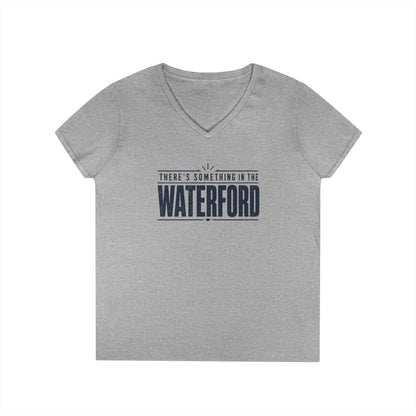There's Something in the Waterford V-Neck T-Shirt — Women's Local Pride Tee