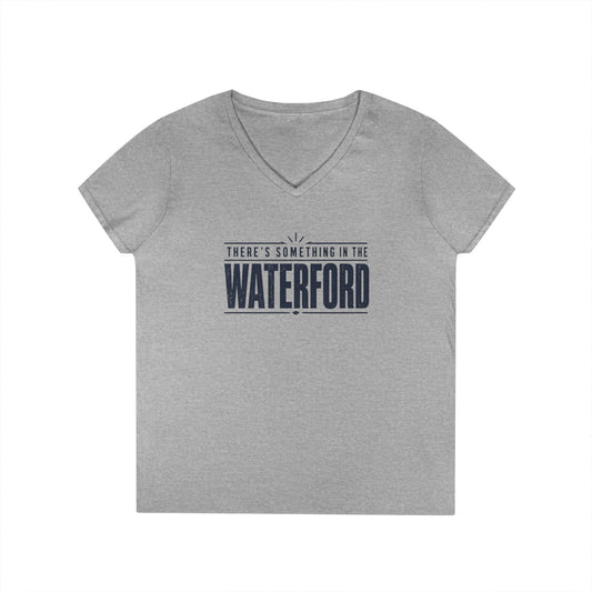 There's Something in the Waterford V-Neck T-Shirt — Women's Local Pride Tee
