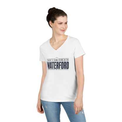 There's Something in the Waterford V-Neck T-Shirt — Women's Local Pride Tee