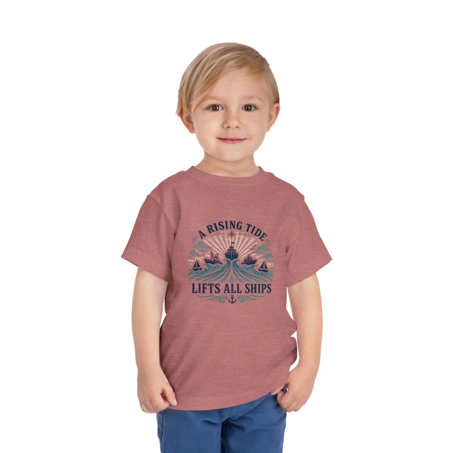 Toddler Graphic Tee — "A Rising Tide Lifts All Ships"