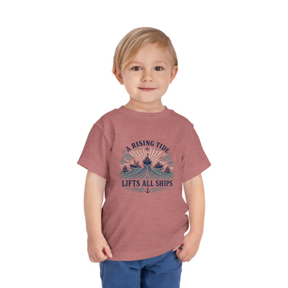 Toddler Graphic Tee — "A Rising Tide Lifts All Ships"