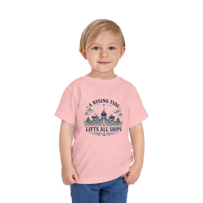 Toddler Graphic Tee — "A Rising Tide Lifts All Ships"