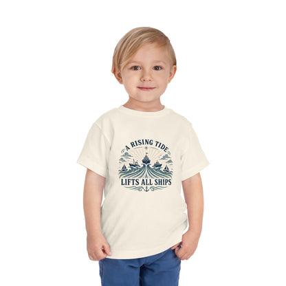 Toddler Graphic Tee — "A Rising Tide Lifts All Ships"