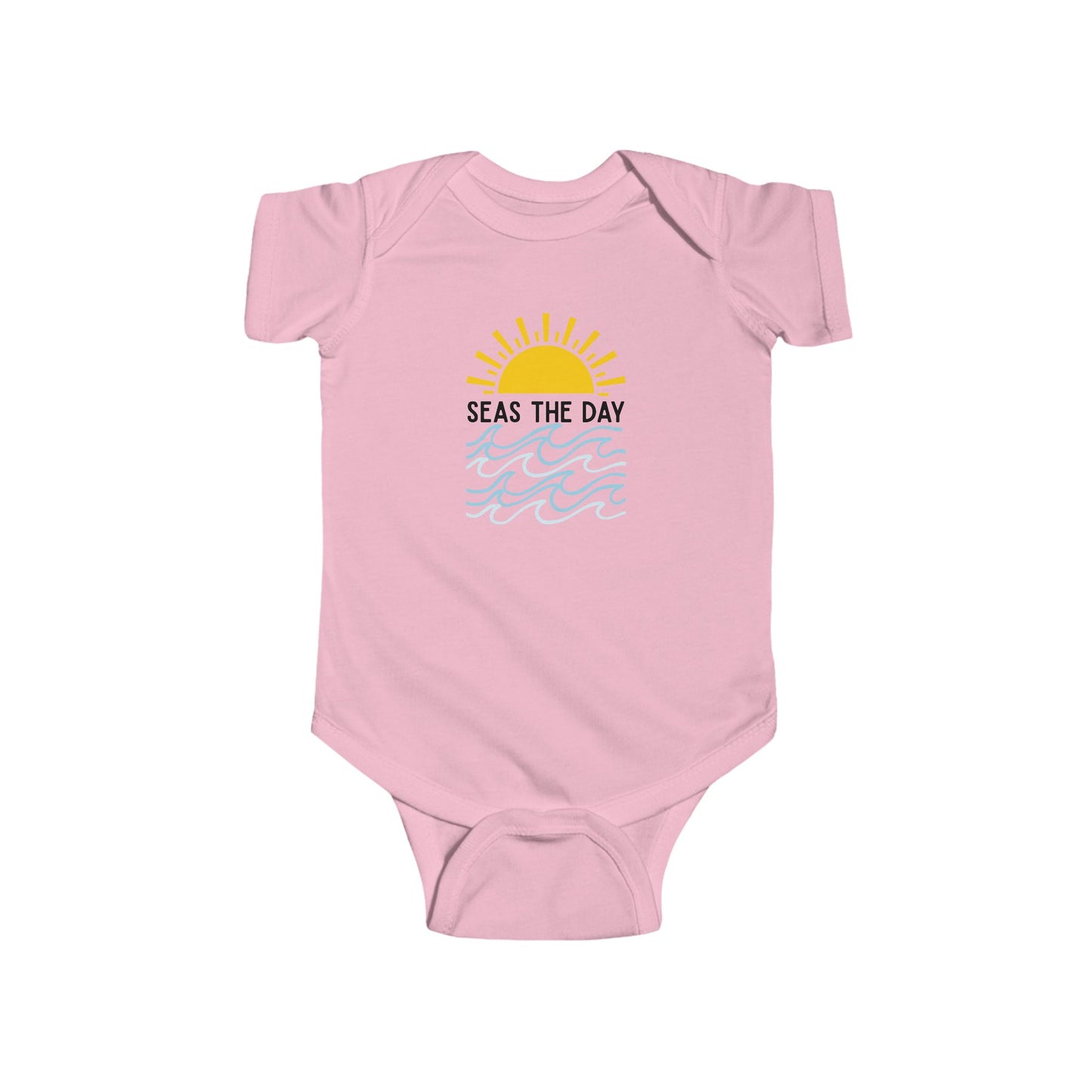"Seas The Day" Graphic Onesie