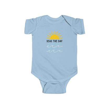 "Seas The Day" Graphic Onesie