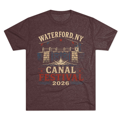 Canal Festival T‑Shirt — Waterford NY 2026 Vintage Canal Lock Tee