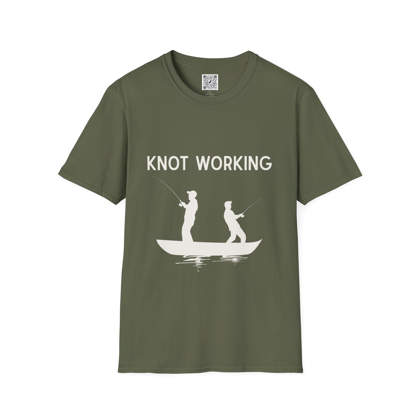 Knot Working Fishing T-Shirt - Punny Tee