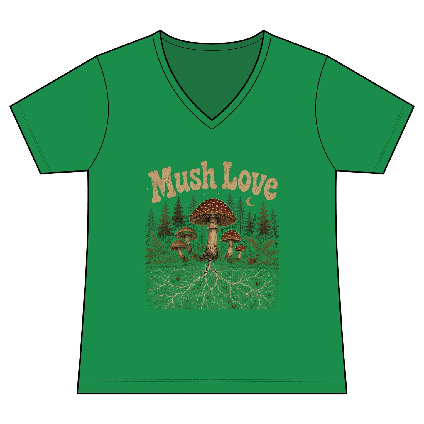 Mush Love Women's V-Neck Tee
