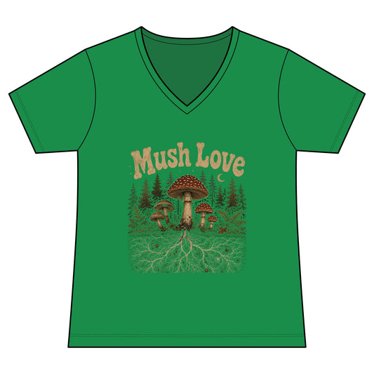 Mush Love Women's V-Neck Tee