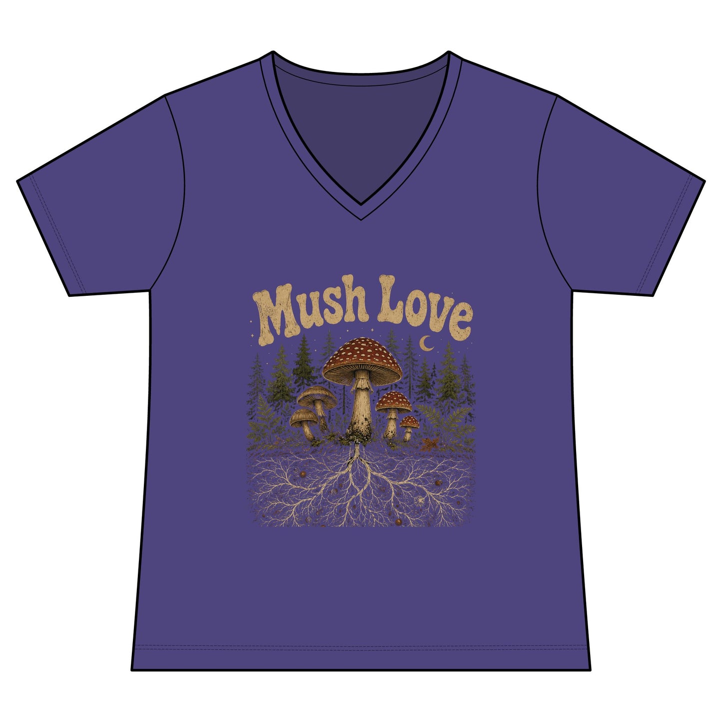 Mush Love Women's V-Neck Tee
