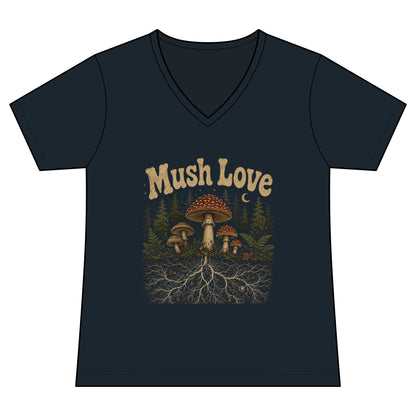 Mush Love Women's V-Neck Tee