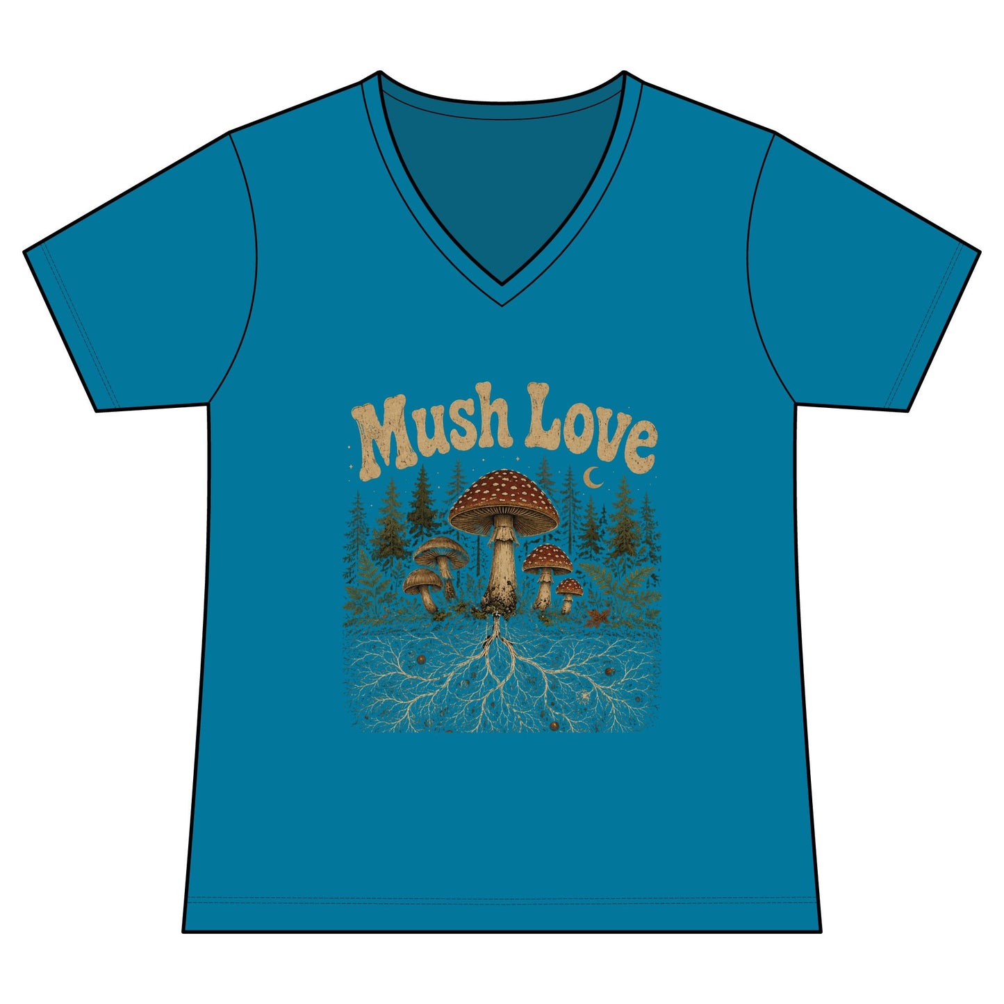 Mush Love Women's V-Neck Tee