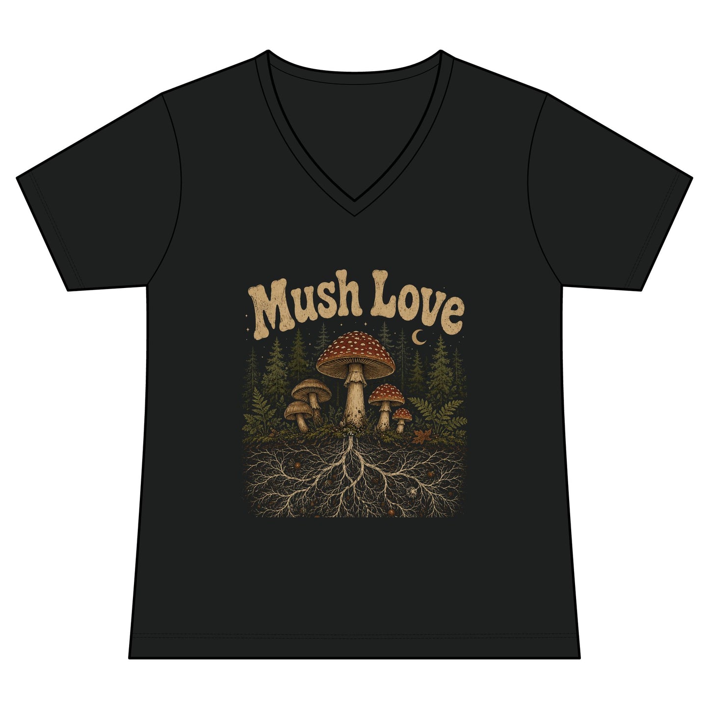 Mush Love Women's V-Neck Tee