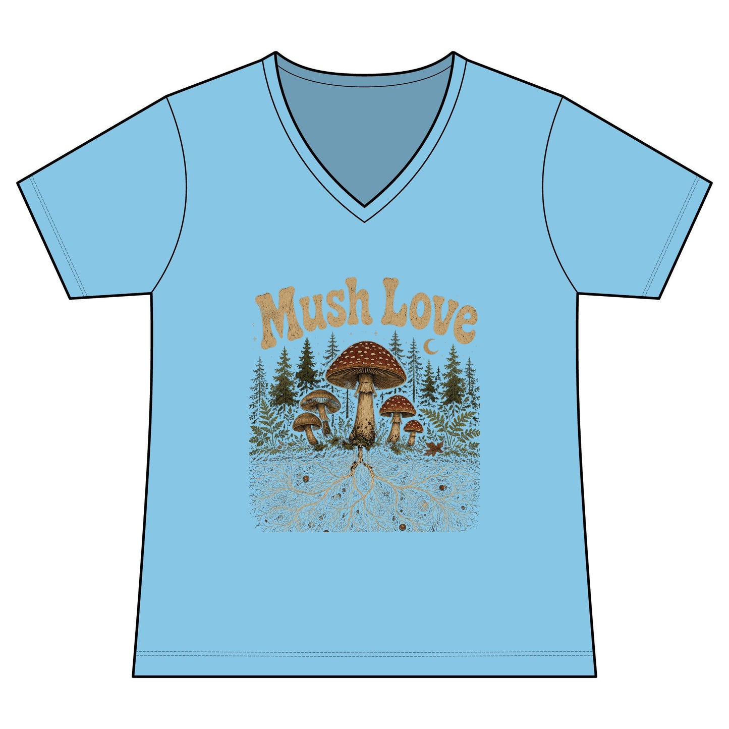 Mush Love Women's V-Neck Tee