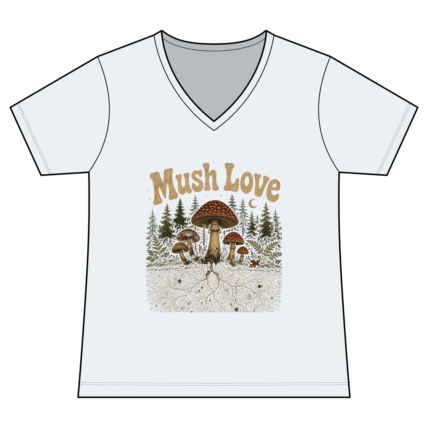 Mush Love Women's V-Neck Tee