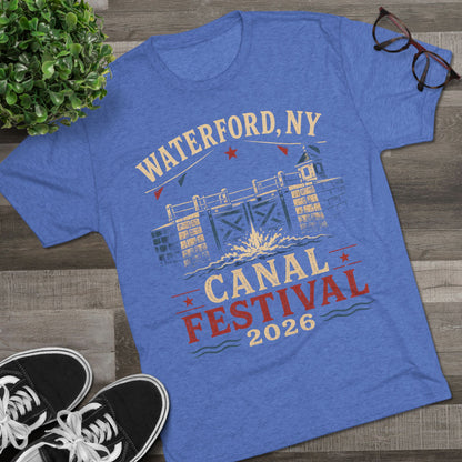 Canal Festival T‑Shirt — Waterford NY 2026 Vintage Canal Lock Tee