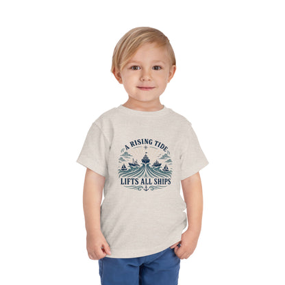 Toddler Graphic Tee — "A Rising Tide Lifts All Ships"