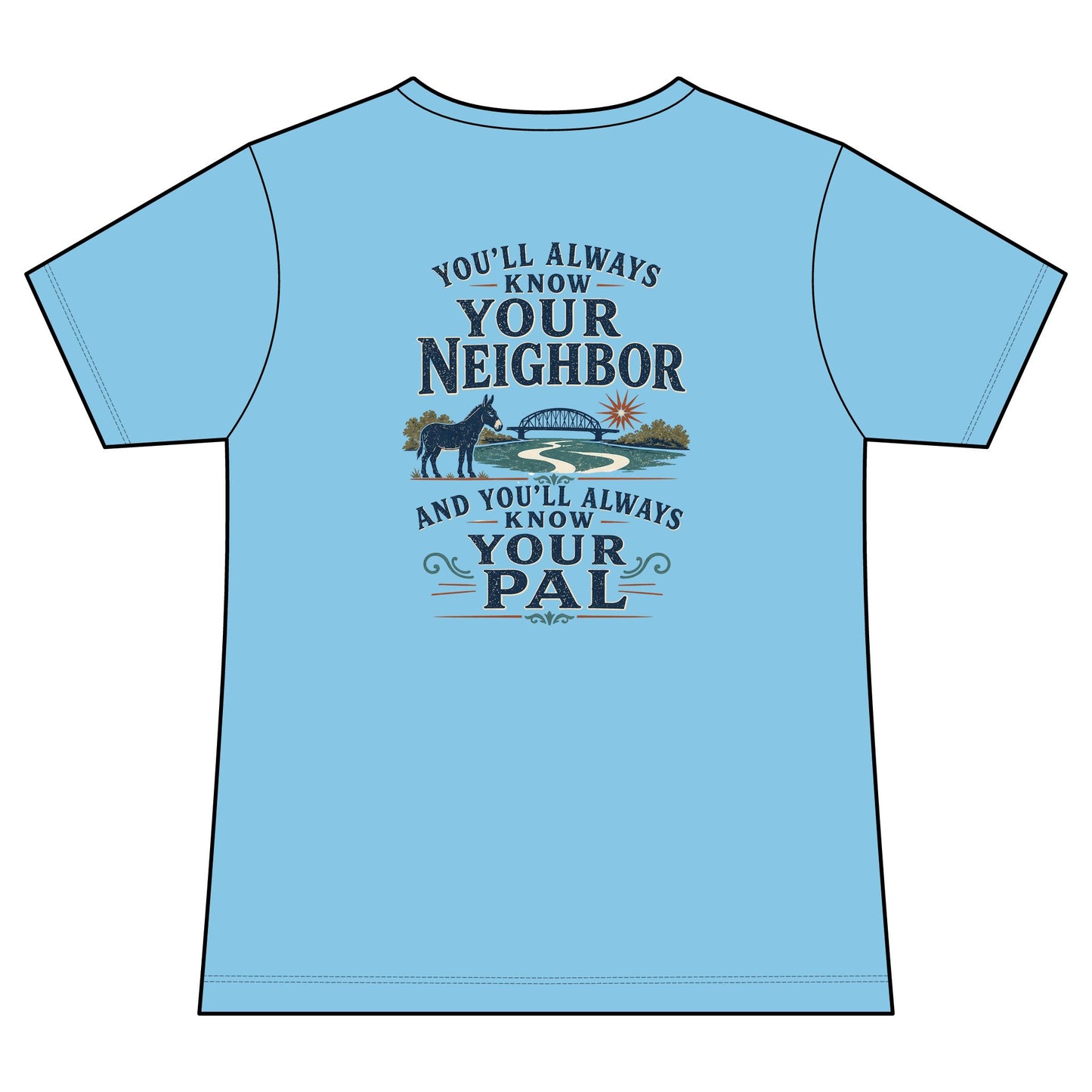 Waterford Erie Canal V-Neck Women's Tee