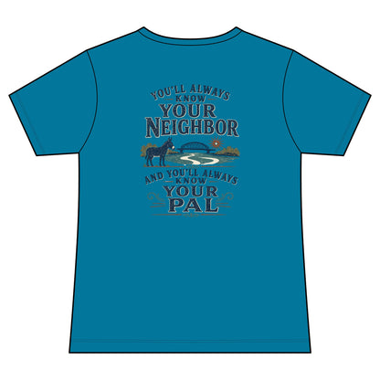 Waterford Erie Canal V-Neck Women's Tee