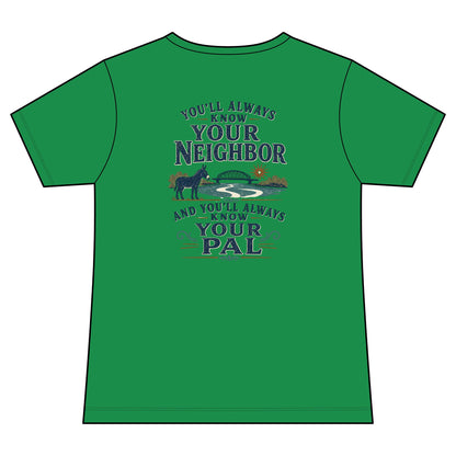 Waterford Erie Canal V-Neck Women's Tee