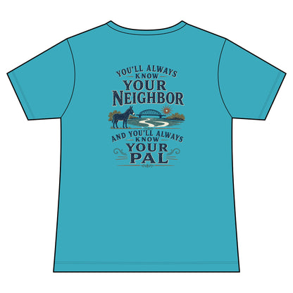 Waterford Erie Canal V-Neck Women's Tee