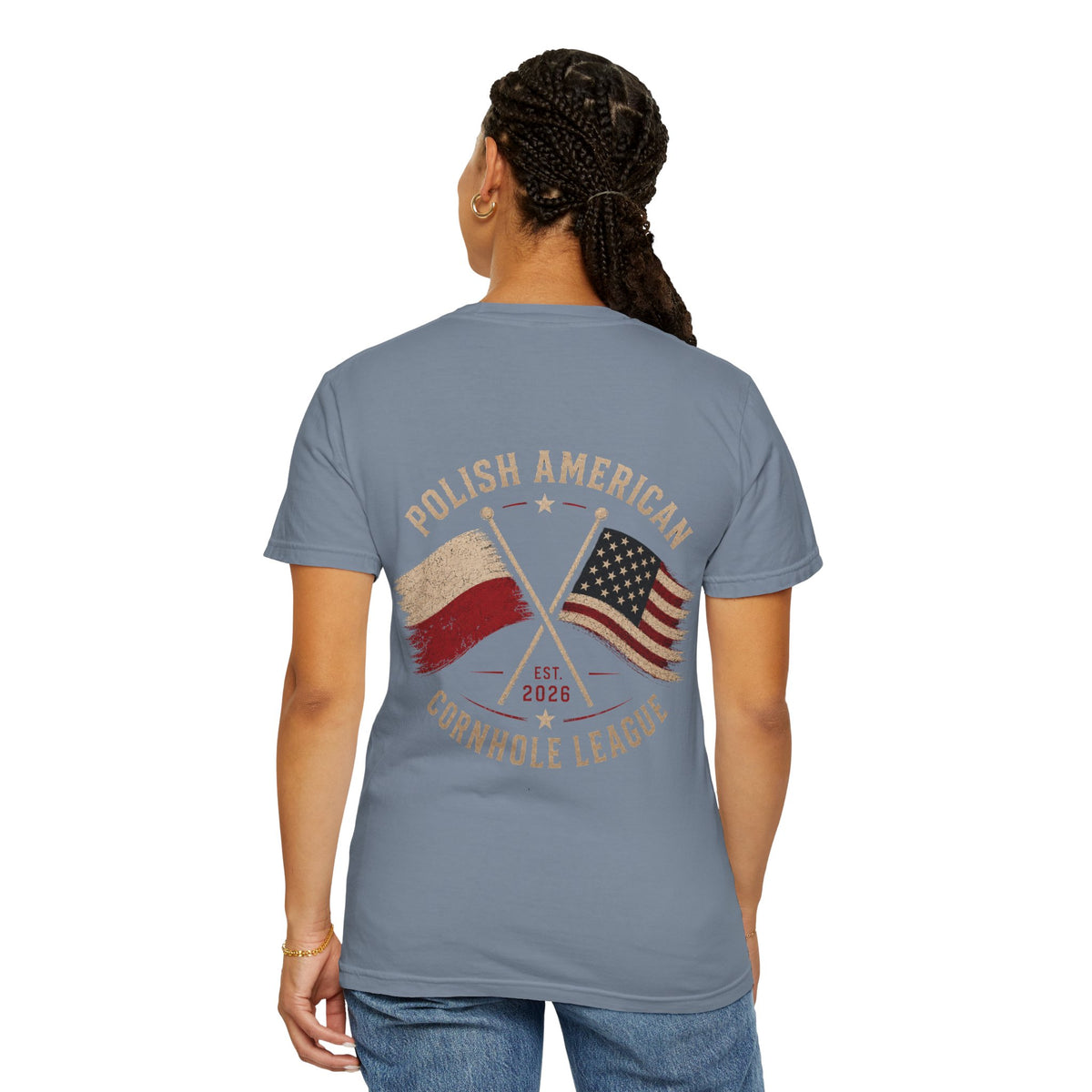Polish American Cornhole League T-Shirt