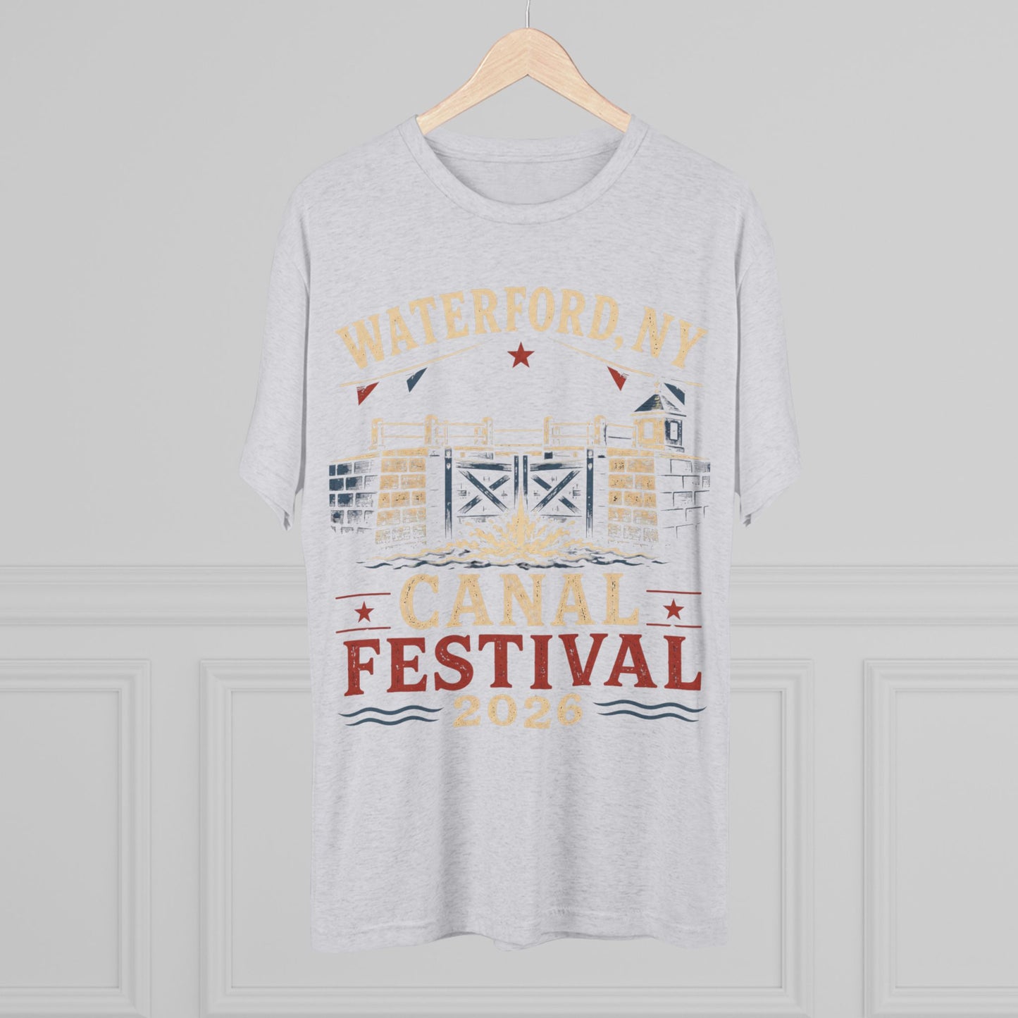 Canal Festival T‑Shirt — Waterford NY 2026 Vintage Canal Lock Tee