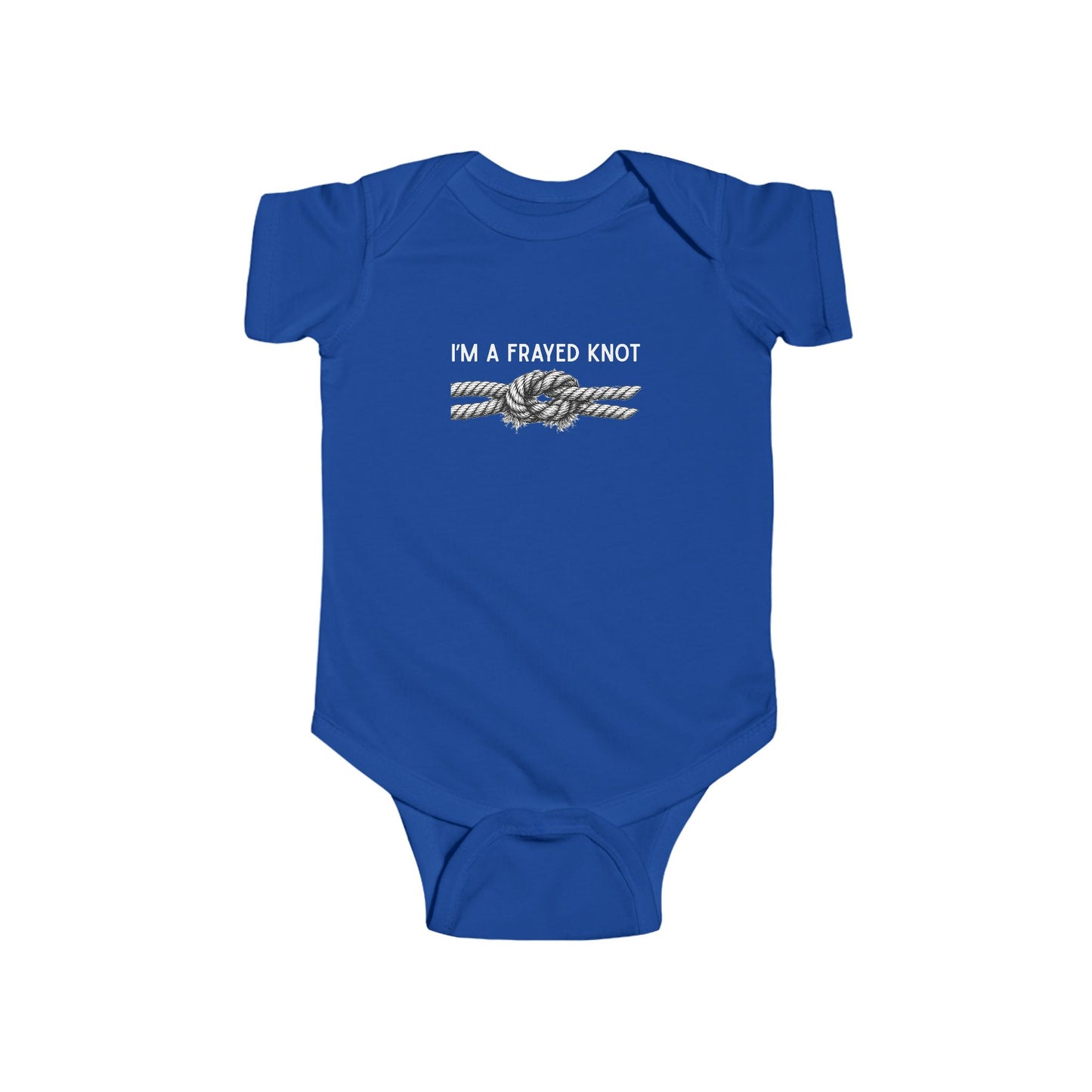 "I'm A Frayed Knot" Graphic Onesie