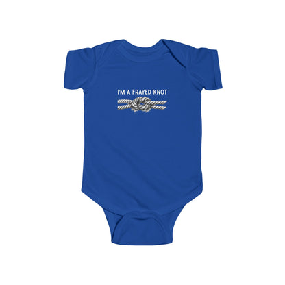 "I'm A Frayed Knot" Graphic Onesie