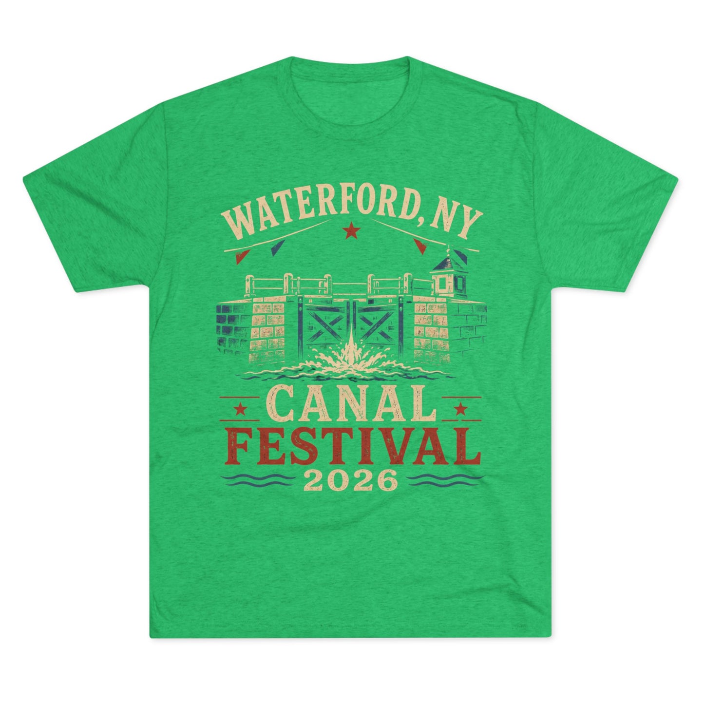 Canal Festival T‑Shirt — Waterford NY 2026 Vintage Canal Lock Tee