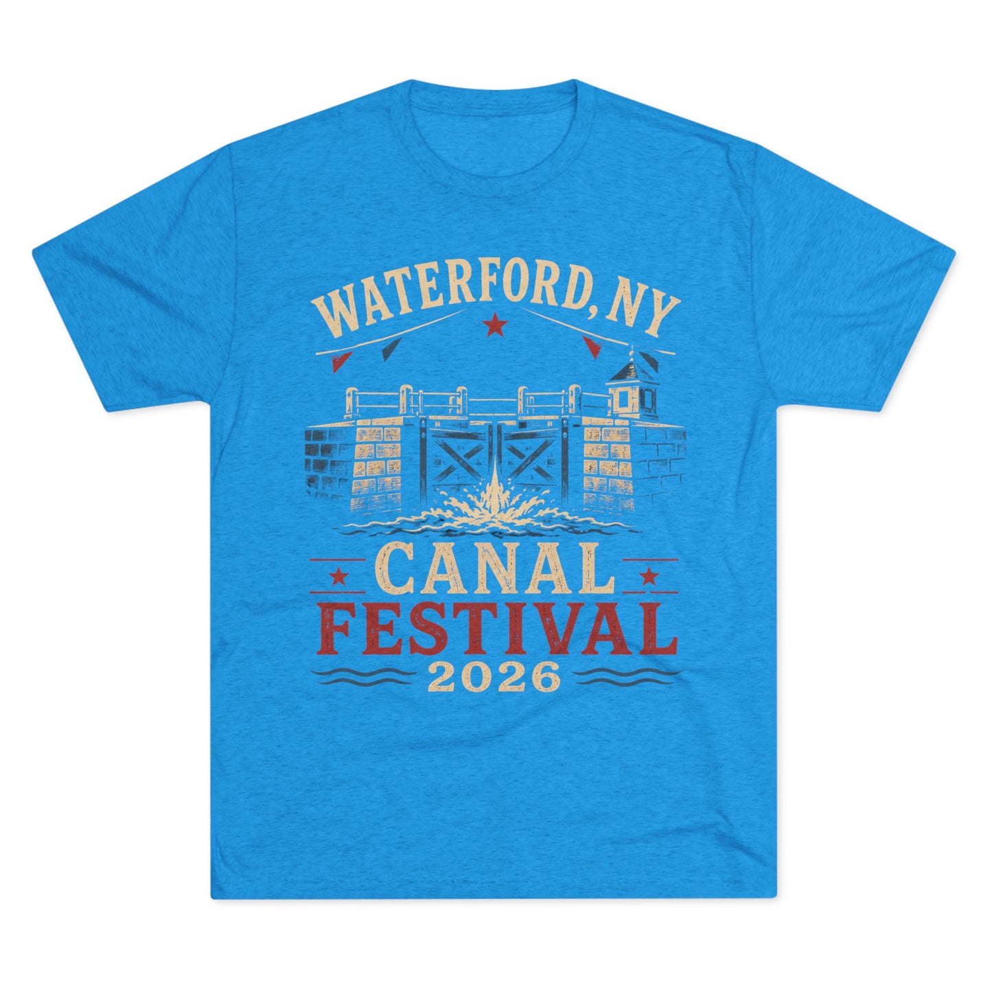 Canal Festival T‑Shirt — Waterford NY 2026 Vintage Canal Lock Tee